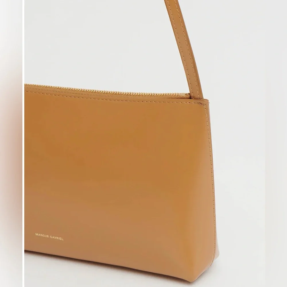 🆕 Mansur Gavriel Gaia Leather Shoulder Bag - Picture 8 of 12